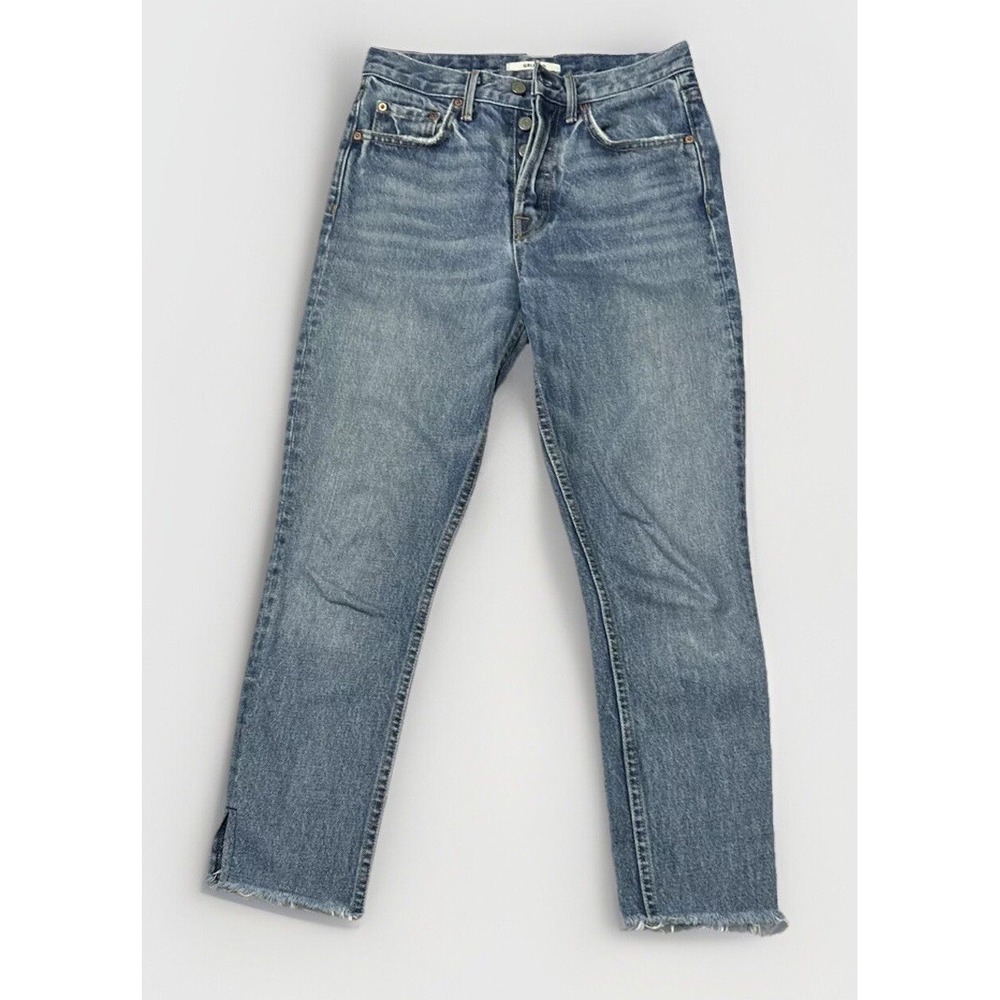 GRLFRND High Rise Blue Jeans